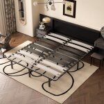 Dewinner sommier à lattes 160 x 200cm, 6 pieds inclus, larges lit lattes de 125 mm, montage rapide et ... Dewinner sommier à lattes 160 x 200cm, 6 pieds inclus, larges lit lattes de 125 mm, montage rapide et ...
