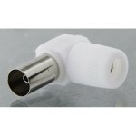 Fiche coaxiale coude diamtre 9, 52 mm dhome femelle - diamtre 9, 52 mm