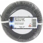 Fil �lectrique h07 v - u 1, 5 mm� 25 noir