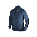 Diadora - veste de travail demi - zippe litework hz - bleu marine 3xl