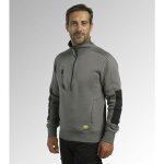 Diadora - veste de travail demi - zipp�e litework hz - gris acier l