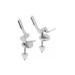 Paire de supports universels de rechange en alliage pour abattants de toilettes en bois charnie're re'glable ... Paire de supports universels de rechange en alliage pour abattants de toilettes en bois charnie're re'glable ...