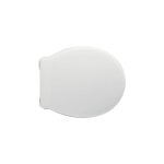 Abattant wc pour alice short 40 - 48x37, 5 cm abattant wc blanc en bois stabilise' moule' en polyester ...