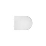 Abattant wc pour vase hidra pluvia 42 - 47 x 35 cm abattant wc blanc avec charnie'res unistop re'glables ...