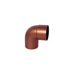 Coude de goutti�re 90� dimensions : diam. 100 - cuivre antique