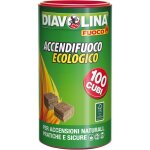 Diavolina - allume - cigare e'cologique 100 cubes allume - feu pour barbecues et chemine'es