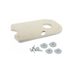 Diff - kit isolation ext�rieur porte br�leur et visserie pour de dietrich chapp�e : s17072195