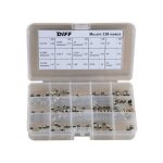 Diff - mallette fusibles en verre 118 pices