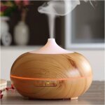 Diffuseur huiles essentielles 400ml humidificateur d'air brume fra�che ar�me parfum electrique avec 7 ...