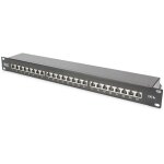 Digitus - 24 ports panneau de brassage 483 mm (19') cat 6a, cat 6a (cble brut cat 7) 1 uh quip r704971 ...