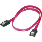 Cble de connexion du disque dur digitus - 2 connecteurs sata femelles 7 broches - 0, 50 m - rouge - ...