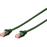 Digitus dk - 1644 - 010 / g rj45 cble rseau, cble patch cat 6 s / ftp 1. 00 m vert sans halogne, ...