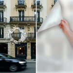 Dimexact - film d�poli blanc de s�curit� pour choc depuis l'ext�rieur - 150 microns - 75 cm x 0. 5 m ...