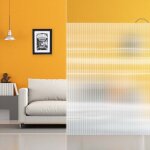 Dimexact - film �lectrostatique effet verre estriado - 60 cm x 0. 5 m - en rouleau