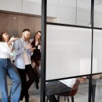 Dimexact - film occultant blanc brillant pour fen�tre - 75 cm x 0. 5 m - en rouleau