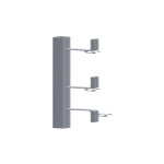 Dimos - potelet porte filet 1m et lisses carr� 30mm x 30mm x 1, 20m 020139