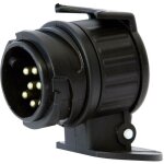 Adaptateur pour remorque dino 130007 [prise femelle 13 p�les - prise m�le 7 p�les] plastique abs