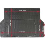 Dino - tapis de coffre auto 108 cm x 140 cm noir