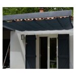 Direct filet - store de pergola 2x3 permable (kit complet) couleur: anthracite - kit poulie: non