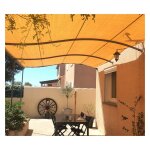 Direct filet - toile d'ombrage pergola 3x3 m permable avec ?illets  poser sur une structure couleur: ...