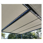 Direct filet - toile d'ombrage pergola 4x3m imperméable avec ?illets à poser sur une structure couleur: ... Direct filet - toile d'ombrage pergola 4x3m imperméable avec ?illets à poser sur une structure couleur: ...