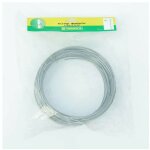 Dirickx - fil � linge lisse en inox gris l. 20 m