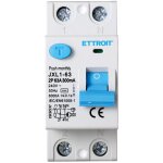 Ettroit disjoncteur � courant r�siduel pur 2p 63a 300ma 220v 6ka - jx326363