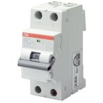 Disjoncteur diff�rentiel - 1p + n - 4. 5 / 6ka - 40a - 30ma - abb 471037