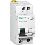 Disjoncteur diffrentiel 30ma 20a - 1p + n - 6ka - type ac courbe c - 2 modules - acti9 dpn vigi k - ...