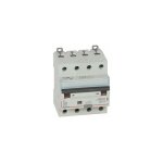 Disjoncteur diffrentiel dx3 6000 vis / vis 4 ples 400v 32a type ac 300ma 10ka courbe c 4 modules legrand ...