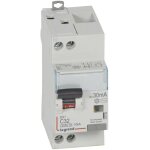 Disjoncteur differentiel dx3 vis / vis u + n 230v 32a type ac 30ma 10ka courbe c 2 modules legrand 410788 ...