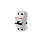 Disjoncteur diff�rentiel magn�to - thermique abb 16a 1p + n, sensibilit� 30ma type c, montage rail din, ...