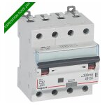 Legrand disjoncteur diffrentiel monobloc dx6000 10ka arrive haute et dpart bas  vis 4p 400v - 32a ...