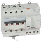 Disjoncteur diff�rentiel monobloc dx�6000 10ka automatique 4 p�les 400v 40a type ac 300ma legrand 411220 ...