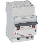 Disjoncteur dx�4500 6ka sortie basse par bornes � vis tripolaire 400v 16a courbe c 3 modules legrand ...