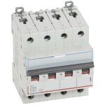 Legrand - disjoncteur dx6000 arrive haute et dpart bas vis 4 ples 400v 50a courbe d pour peigne hx ...