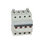 Legrand - disjoncteur dx�6000 10ka arriv�e haute et d�part bas � vis 4 p�les 400v 50a courbe c pour peigne ...