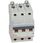 Disjoncteur dx6000 arrive haute et dpart bas  vis 3 ples 400v 32a courbe c peigne hx traditionnel ...
