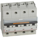 Disjoncteur dx 25ka arrive haute et dpart bas  vis 4 ples 400v 50a courbe c 6 modules legrand 409799 ...