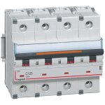 Legrand - disjoncteur dx3 - 4 p�les - 125 a - courbe c - 25ka 409803
