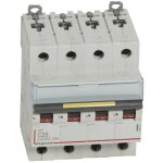 Legrand - disjoncteur dx10000 16ka arrive haute et dpart bas  vis 4 ples 400v 25a courbe c 4 modules ...