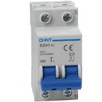 Disjoncteur magn�to - thermique din 1p + n 20a 4500ka 2m chint 41223 curve c 187004