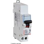 Disjoncteur phase + neutre dnx4500 6ka 1p + n 230v 32a courbe d 1 module legrand 406812
