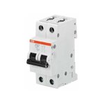 Disjoncteur s202m 2p 16a courbe c raccordement  vis - 15ka (2 modules) - 2cds272001r0164