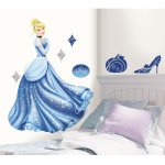 Thedecofactory - disney cendrillon - stickers repositionnables cendrillon, film d'animation disney