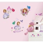 Thedecofactory - disney princesse sofia - stickers repositionnables gants princesse sofia, disney