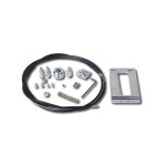 Kit de deverrouillage exterieur pour porte de garage (cable + gaine + accessoires) faac
