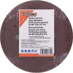 Disque perfor� agrippant d. 125mm grains assortis, 8 trous lot de 15