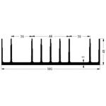 Fischer elektronik - dissipateur thermique sk 53 75 sa 10021159 0. 85 k / w (l x l x h) 75 x 180 x 48 ...