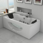 Baignoire baln�o distribain ca�man - 32 jets - blanc